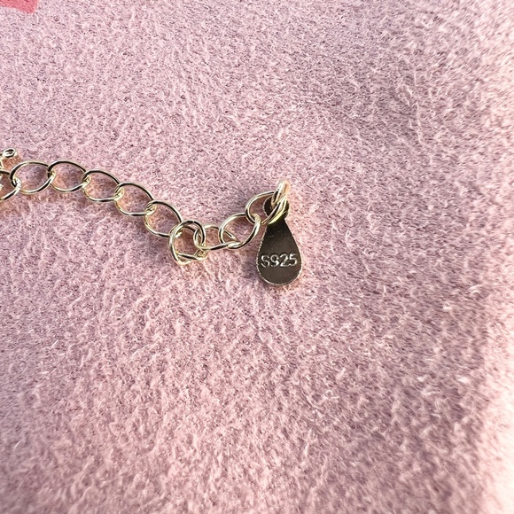 New ORSI Silver Morgan Bar Necklace Gold Plated - Picture 4 of 6